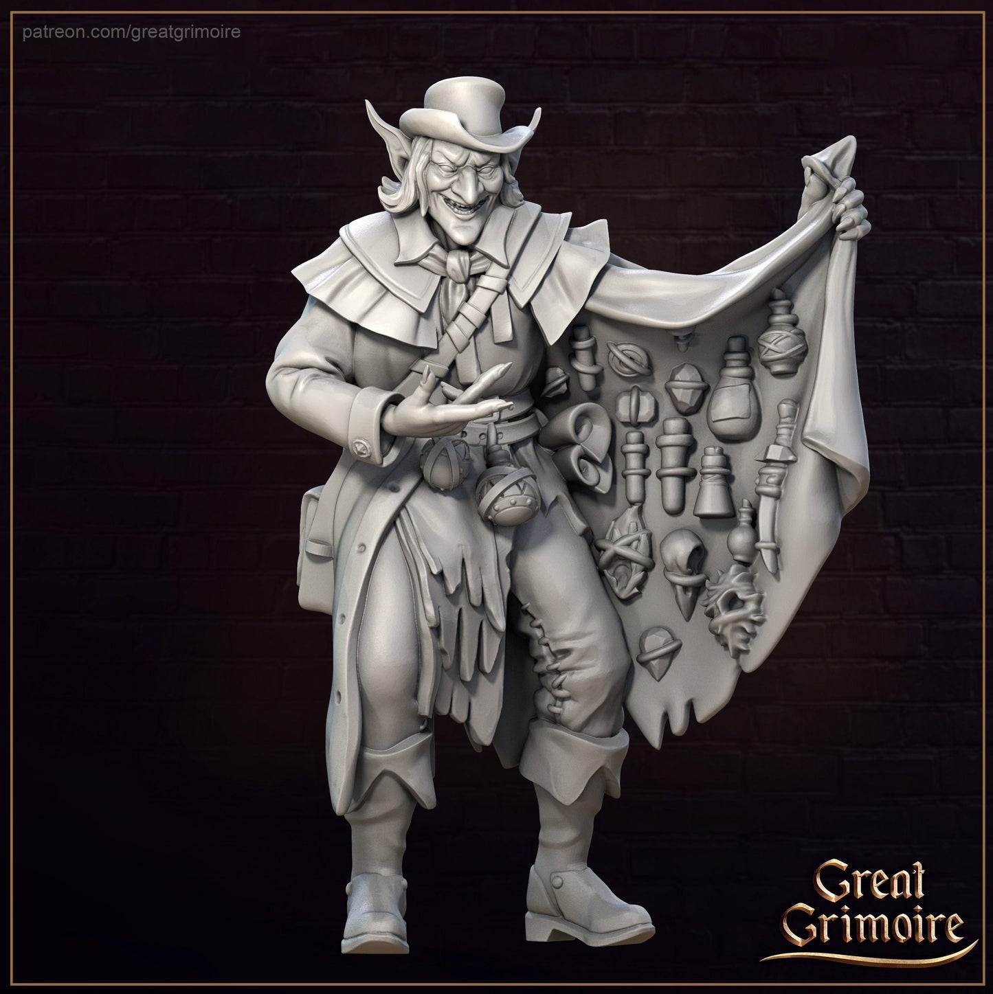 Trafficker of Stolen from "Merchants of Dark Alley" by Great Grimoire Miniatures