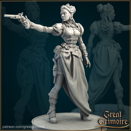 Clare from "Tale of Brassmourne" by Great Grimoire Miniatures RPG