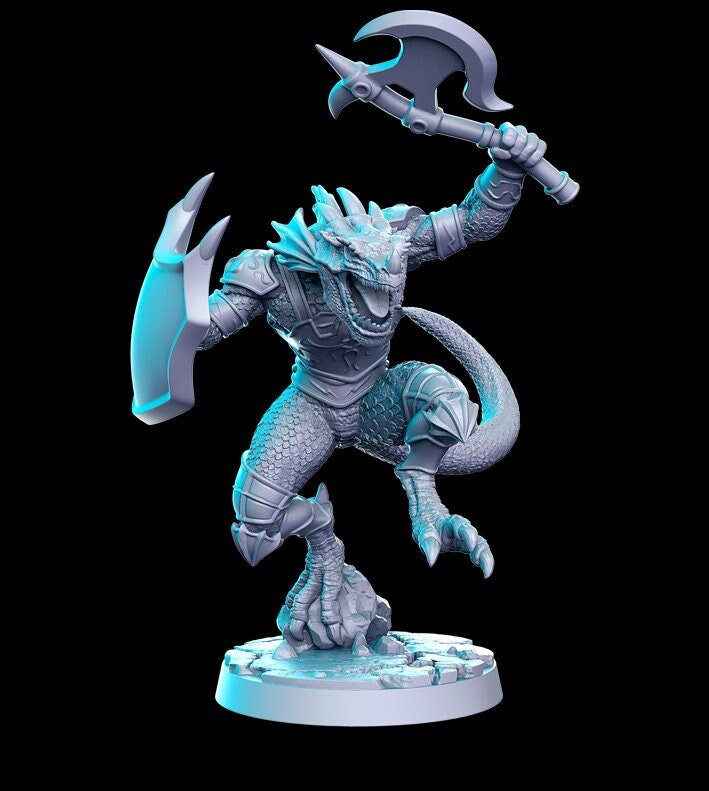 Saurian Lizardman from Soul Fighter by RN Estudio Miniatures