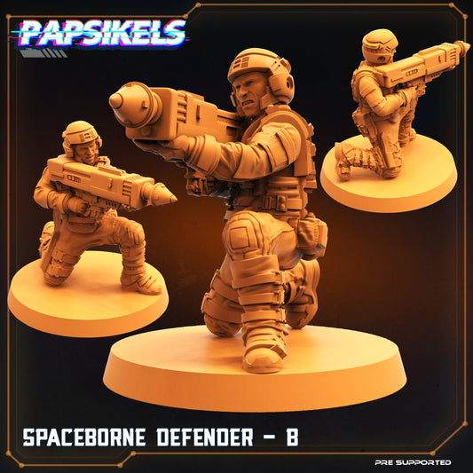 Spaceborne Defenders from "Dropship Troopers" by Papsikels Miniatures