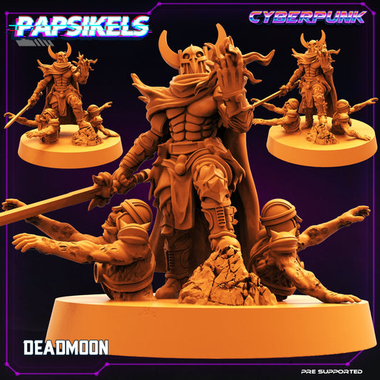 Deadmoon Cyber Necromancer by Papsikels Cyberpunk Miniatures