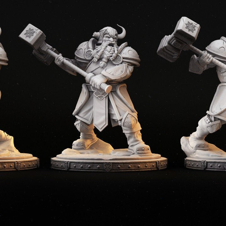 Dwarf Bruhmmir by Primal Collectibles Miniatures Heroquest RPG