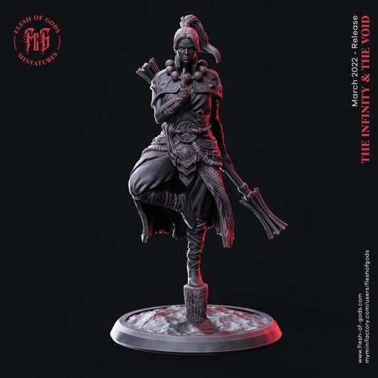 Thaila the Monk from "Infinity and Void" by Flesh of Gods Miniatures