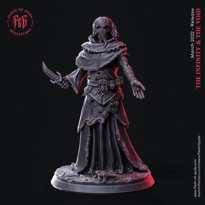 Ancient One Cultist from "Infinity and Void" by Flesh of Gods Miniatures