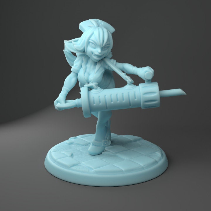 Needles the Goblin Nurse by Twin Goddess Miniatures