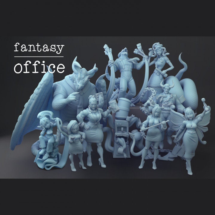 Fantasy Office by Twin Goddess Miniautres