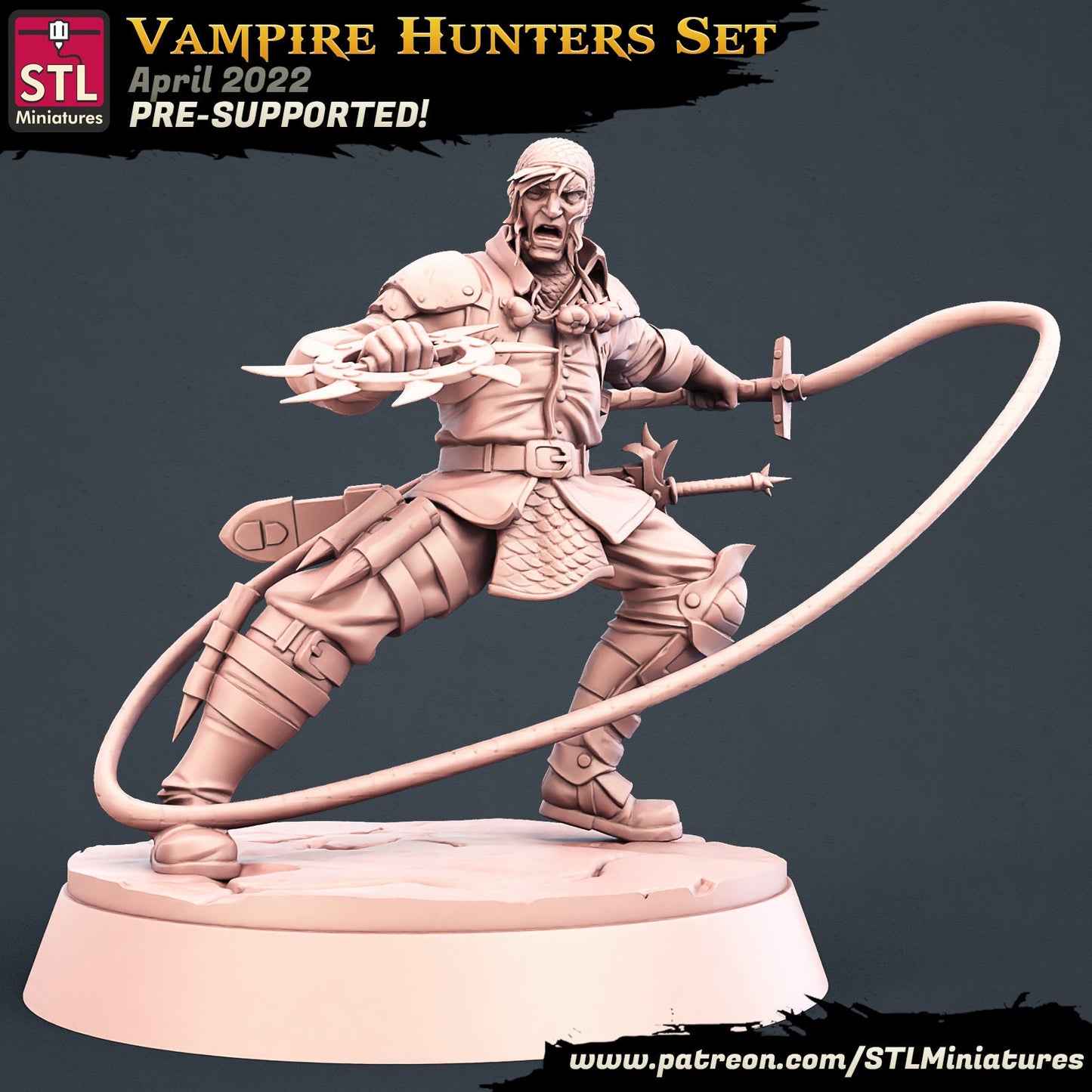 Vampire Hunters Set by STL Miniatures