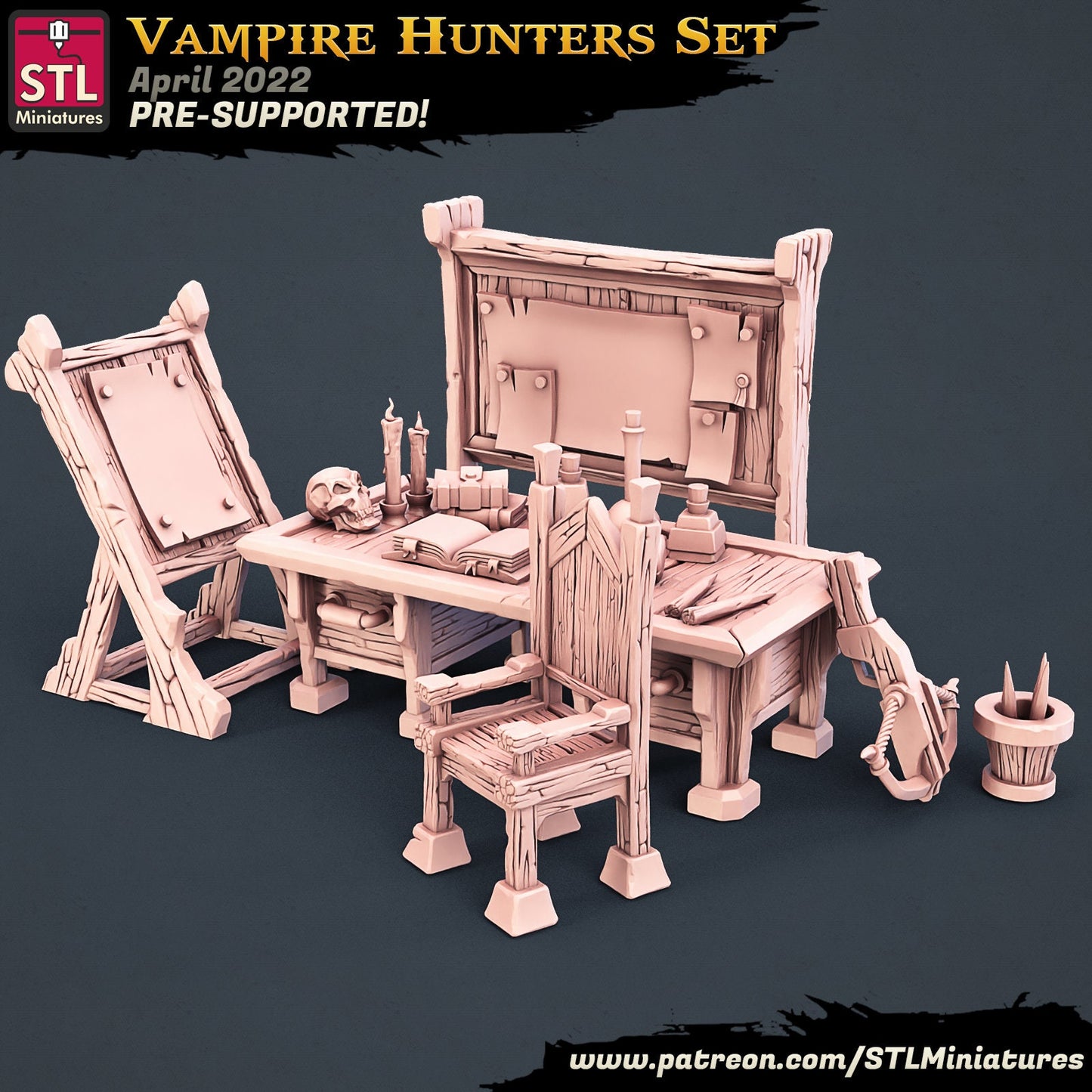 Vampire Hunters Set by STL Miniatures