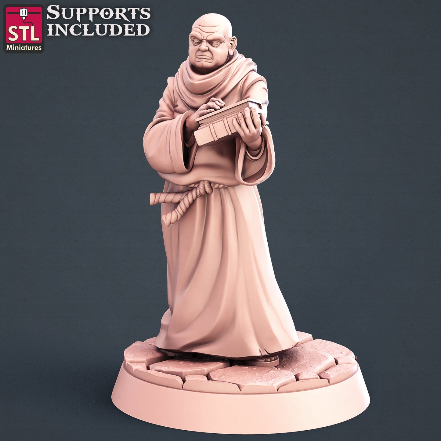 Abbey Monks Set by STL Miniatures