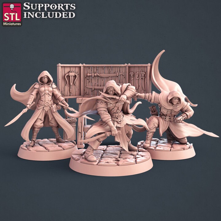 Assassins Set by STL Miniatures