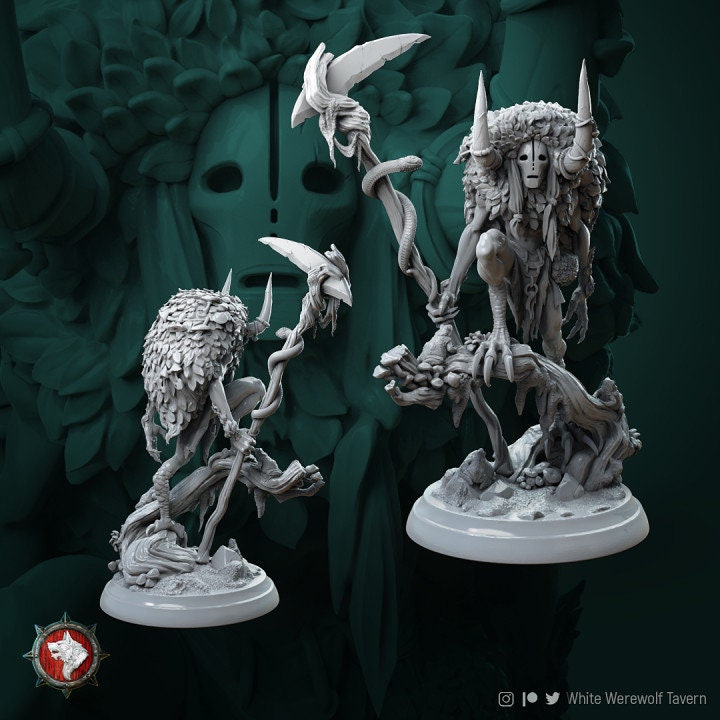 Chmerih Faceless from "Circle of Druids" by White Werewolf Tavern Miniatures