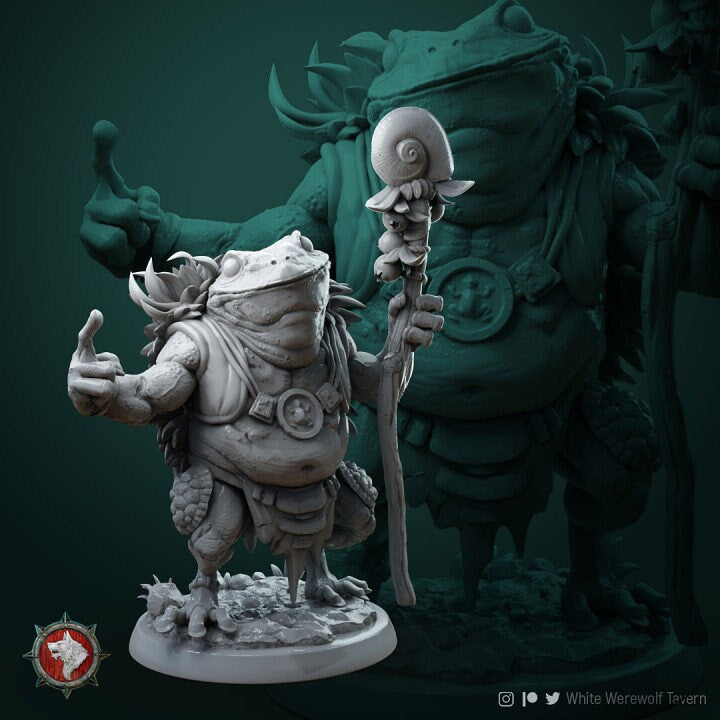 Froggls from "Circle of Druids" by White Werewolf Tavern Miniatures