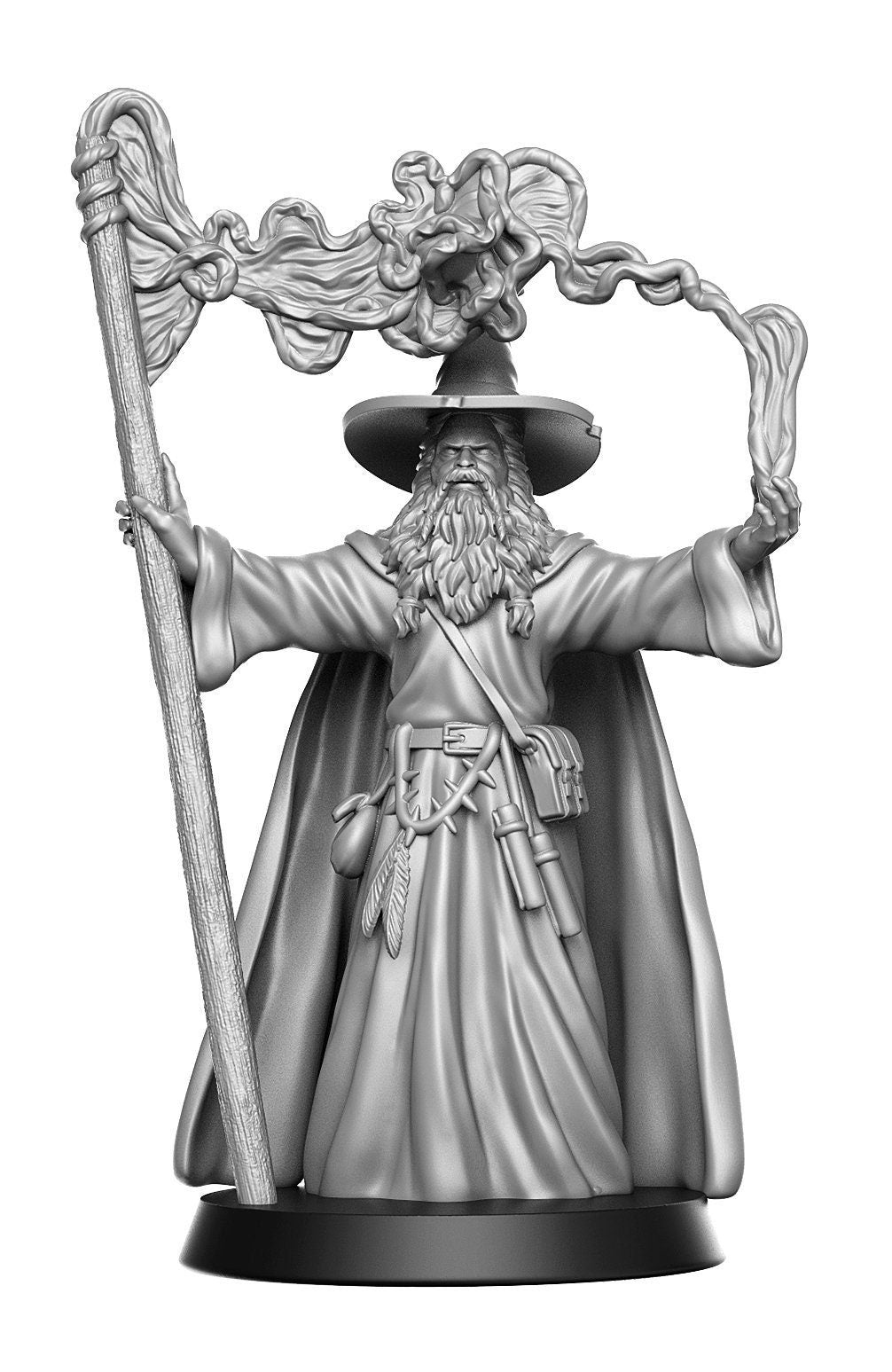 Fizban and Kinders from "Dragonlance" by RN Estudio Miniatures