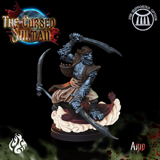 Arid from "Cursed Sultan" by Crippled God Foundry Miniatures