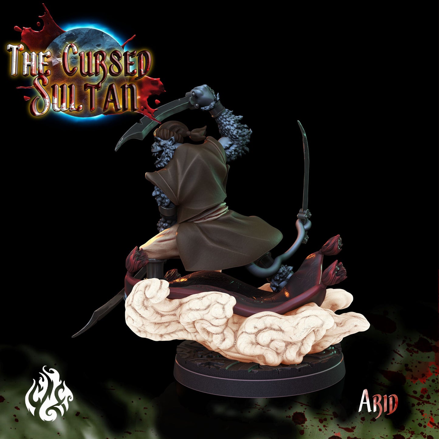 Arid from "Cursed Sultan" by Crippled God Foundry Miniatures