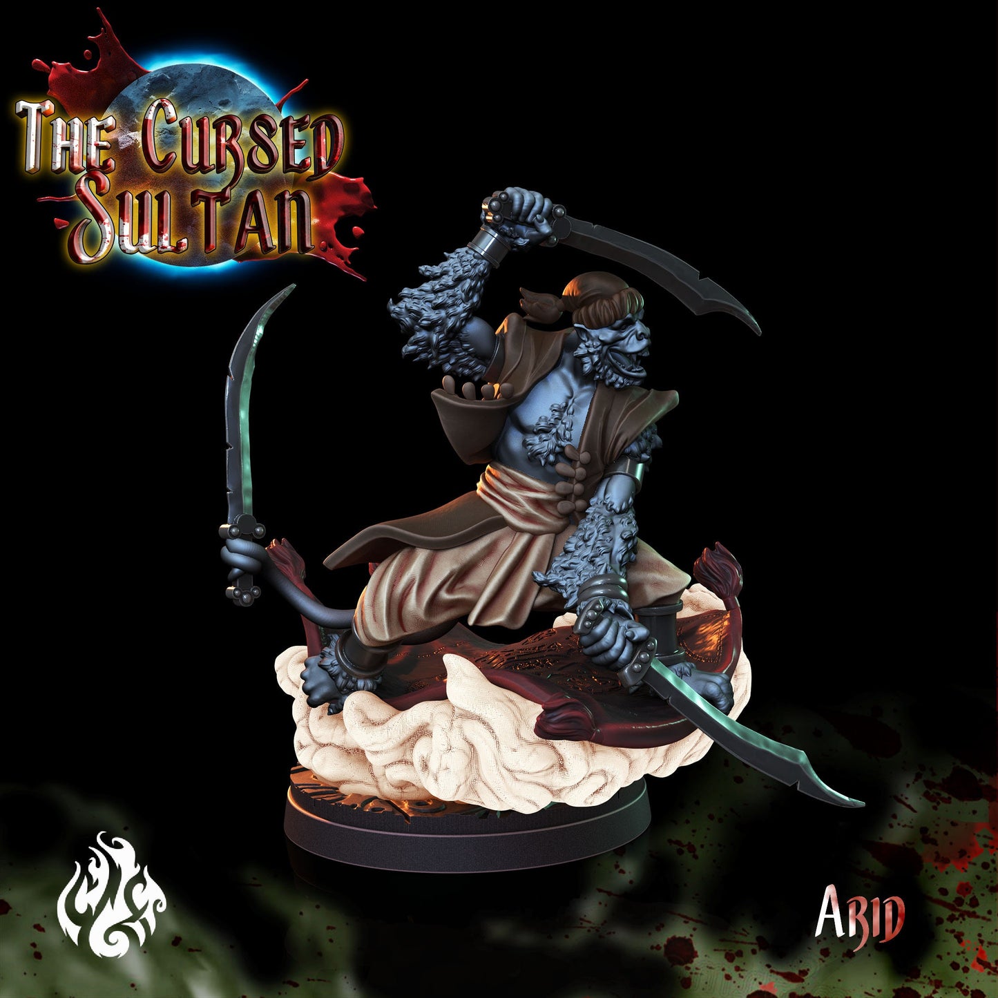 Arid from "Cursed Sultan" by Crippled God Foundry Miniatures