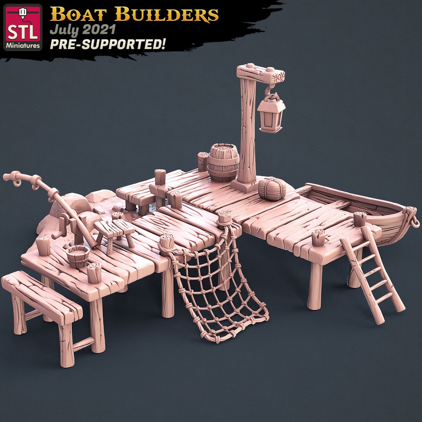 Boat Builders Set by STL Miniatures