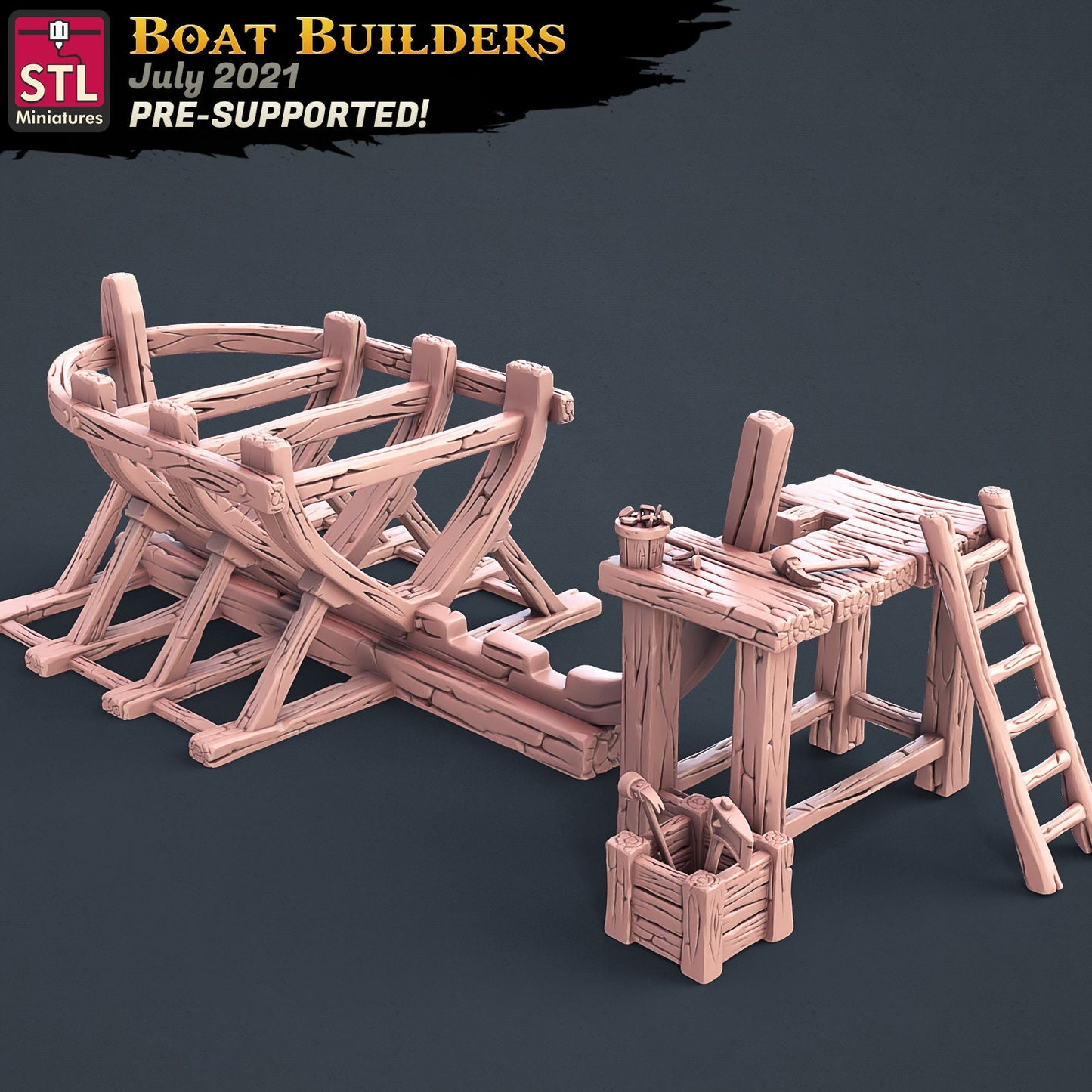 Boat Builders Set by STL Miniatures