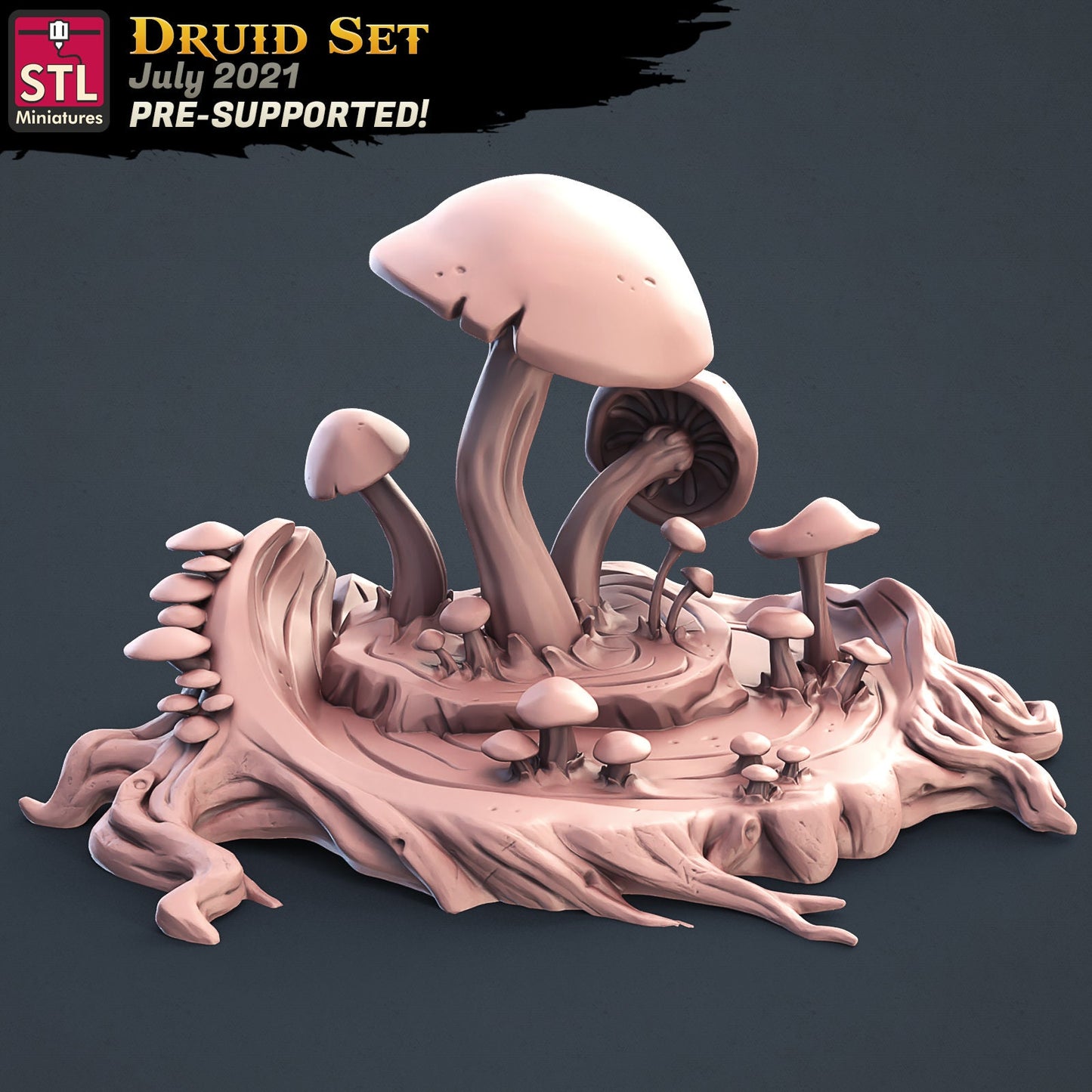 Druid Set by STL Miniatures