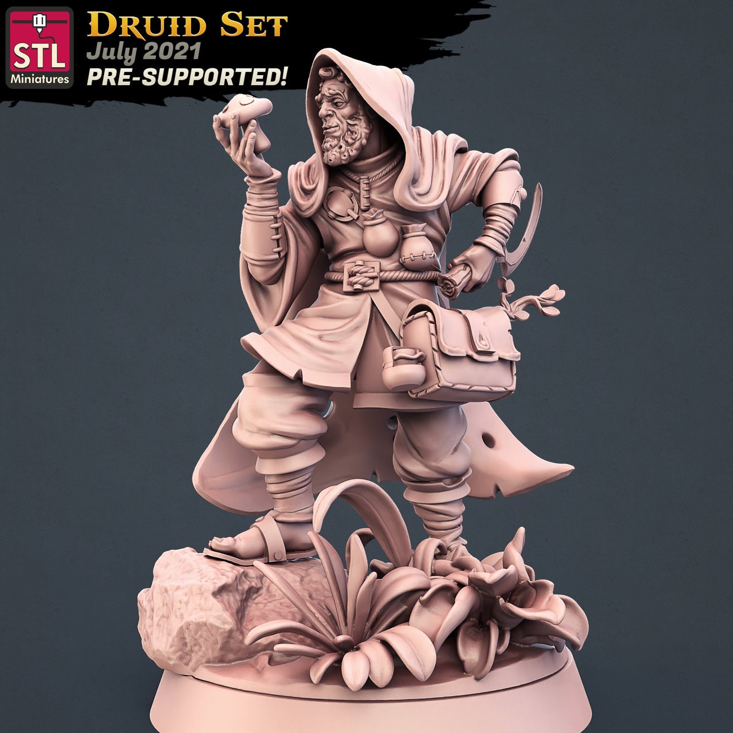 Druid Set by STL Miniatures