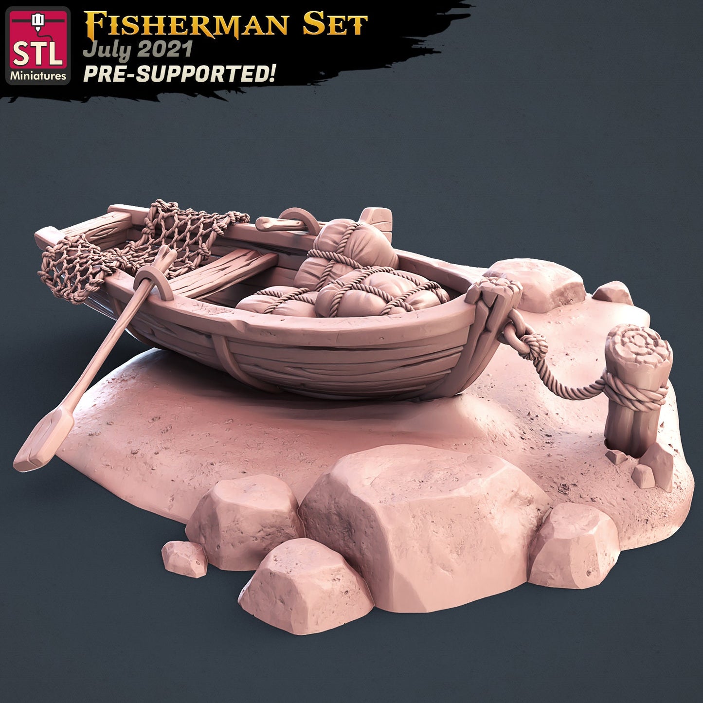 Fishermen Set by STL Miniatures