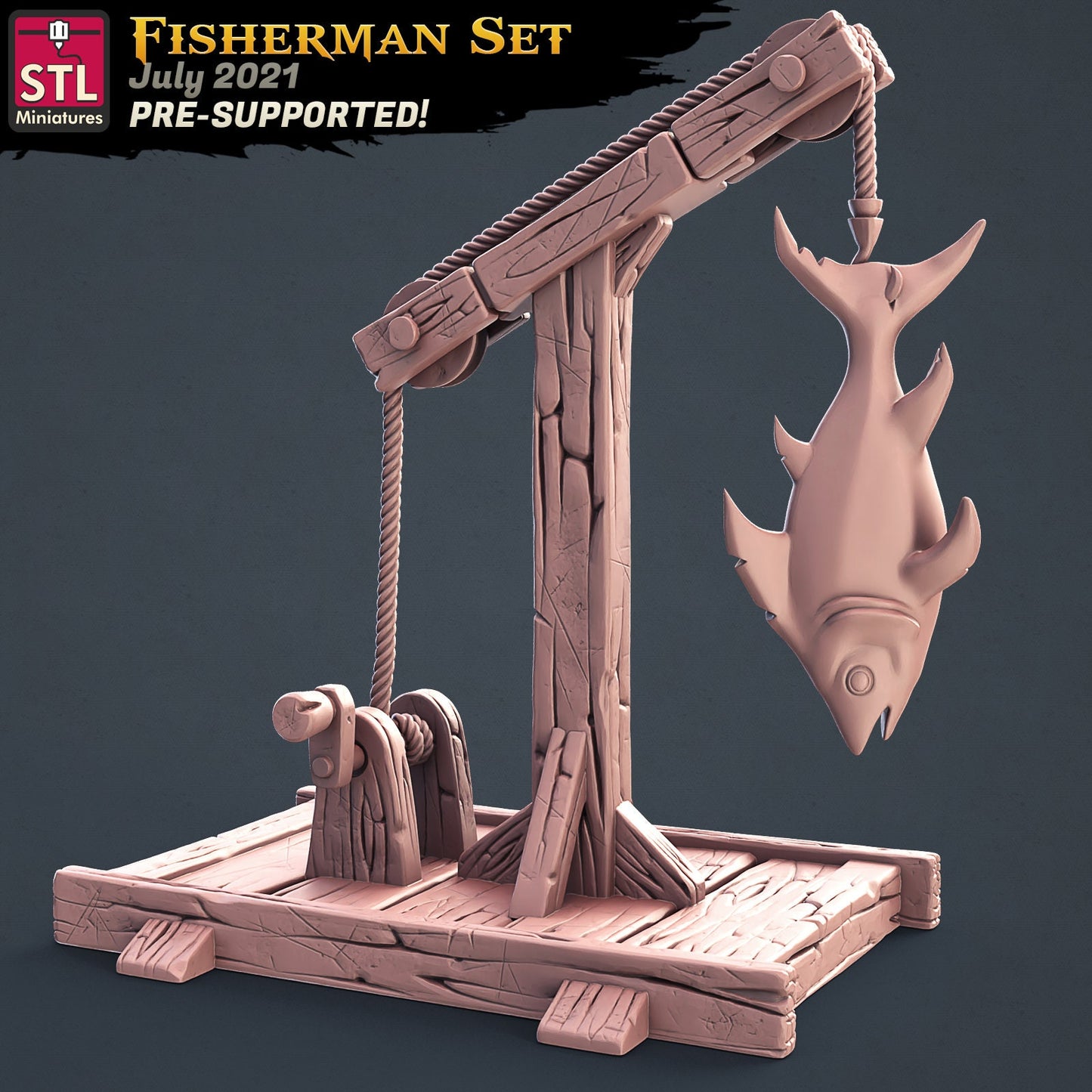 Fishermen Set by STL Miniatures