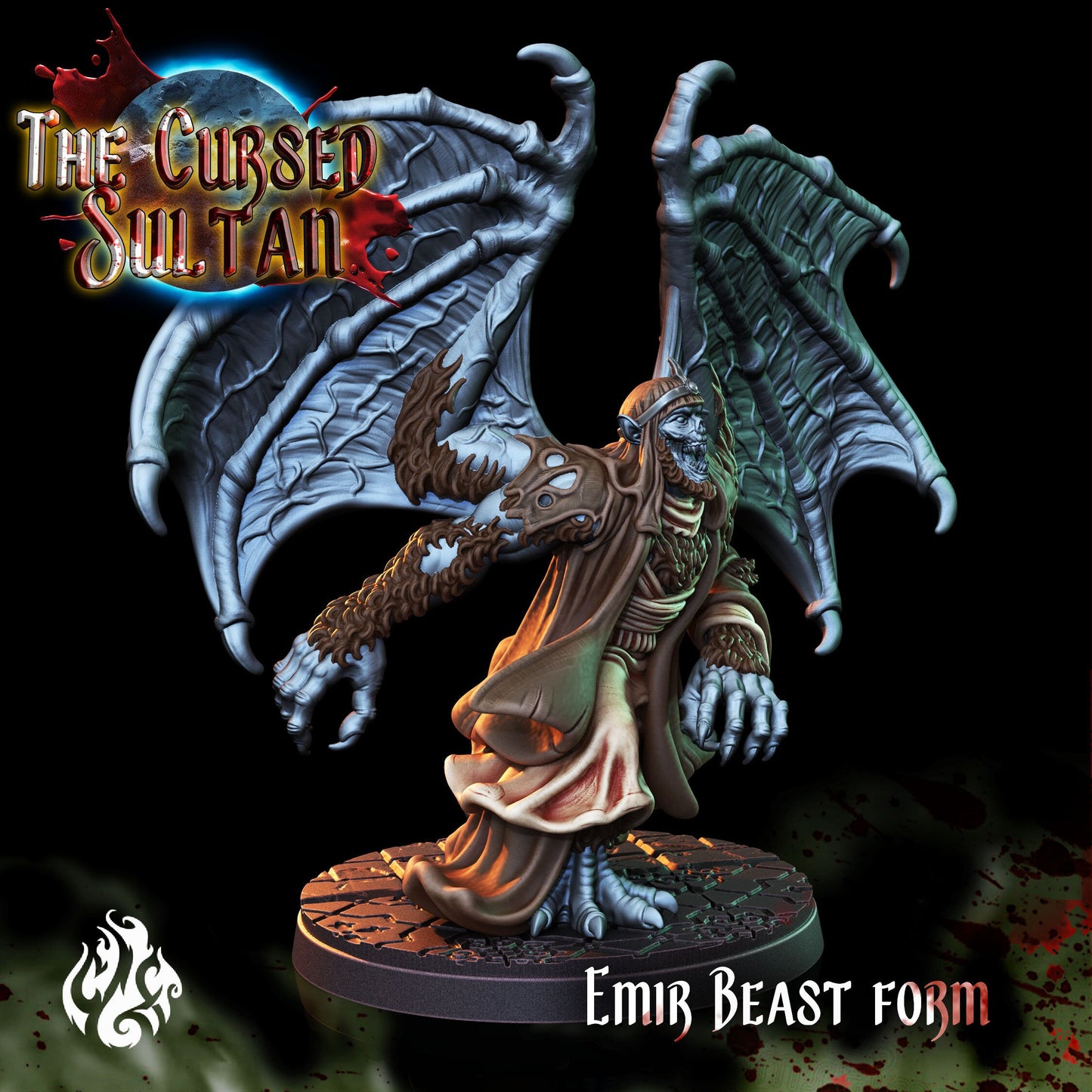 Emir Beast Form from "Cursed Sultan" by Crippled God Foundry Miniautres