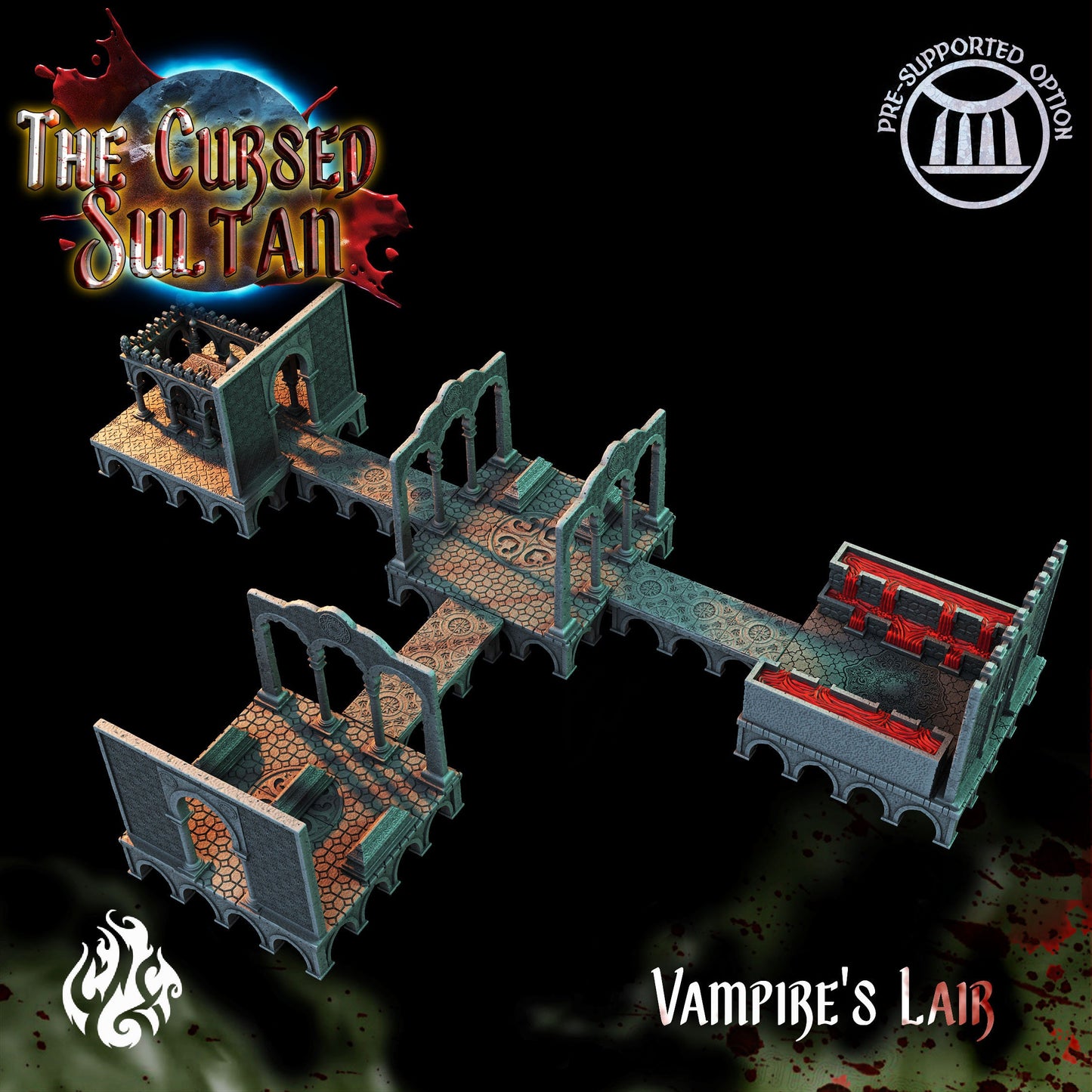 Vampire's Lair from "Cursed Sultan" by Crippled God Foundry Miniatures