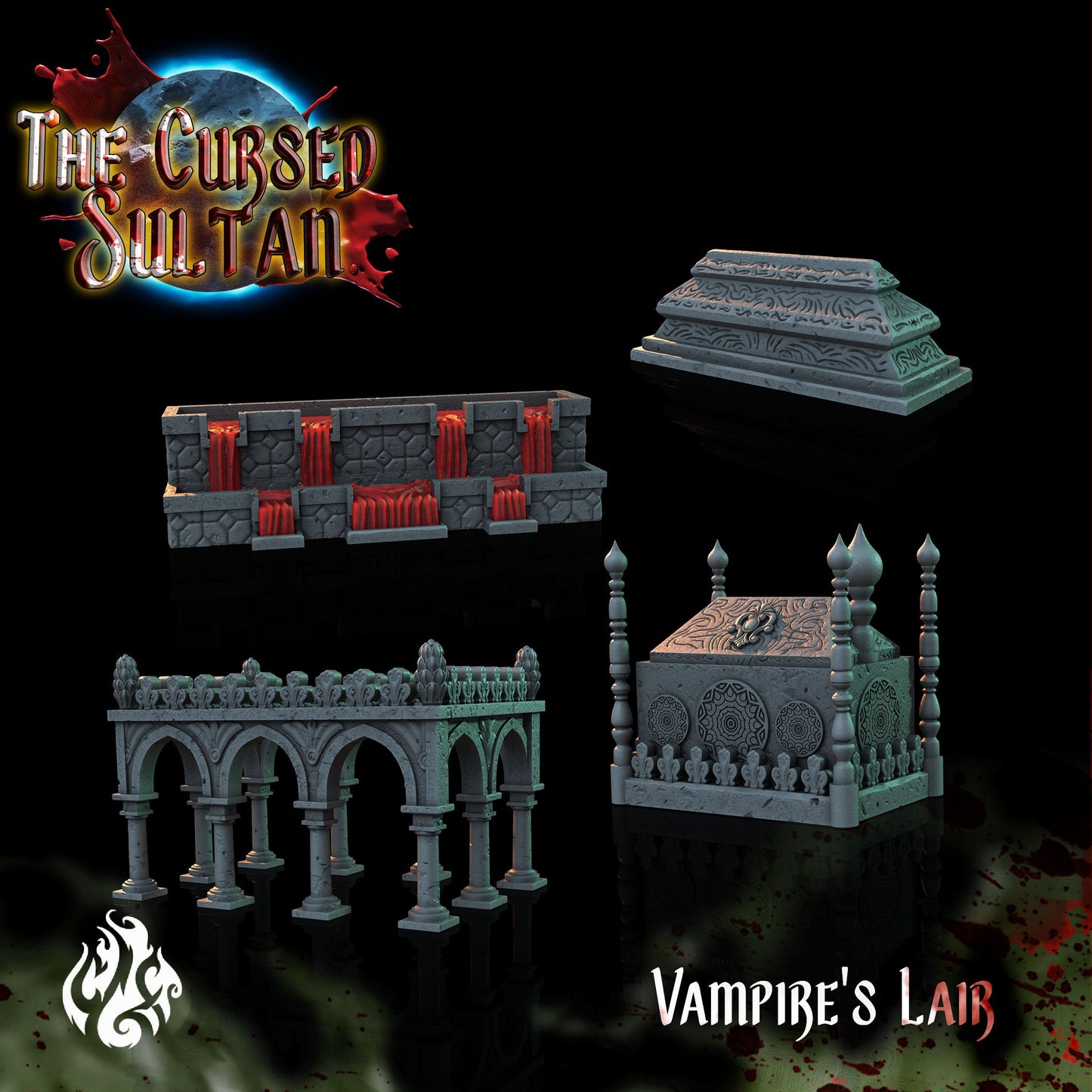 Vampire's Lair from "Cursed Sultan" by Crippled God Foundry Miniatures