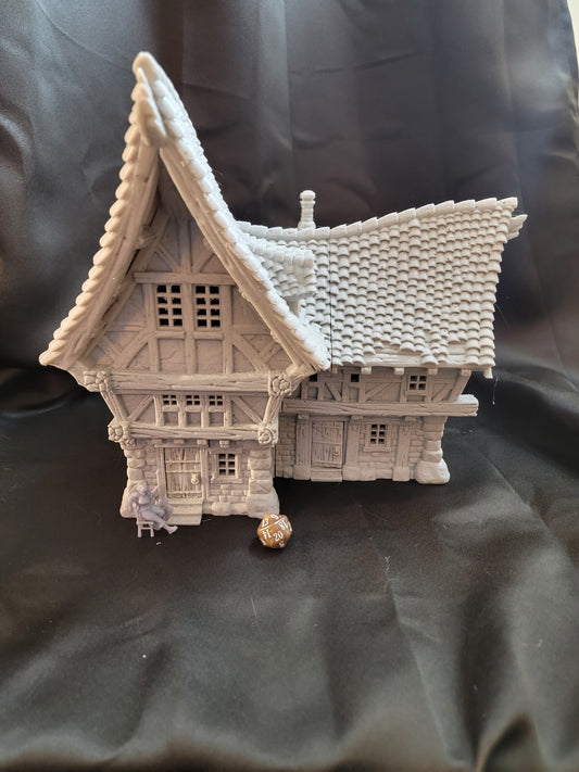 Medium House from "City of Firwood" by STL Miniatures Terrain 28mm