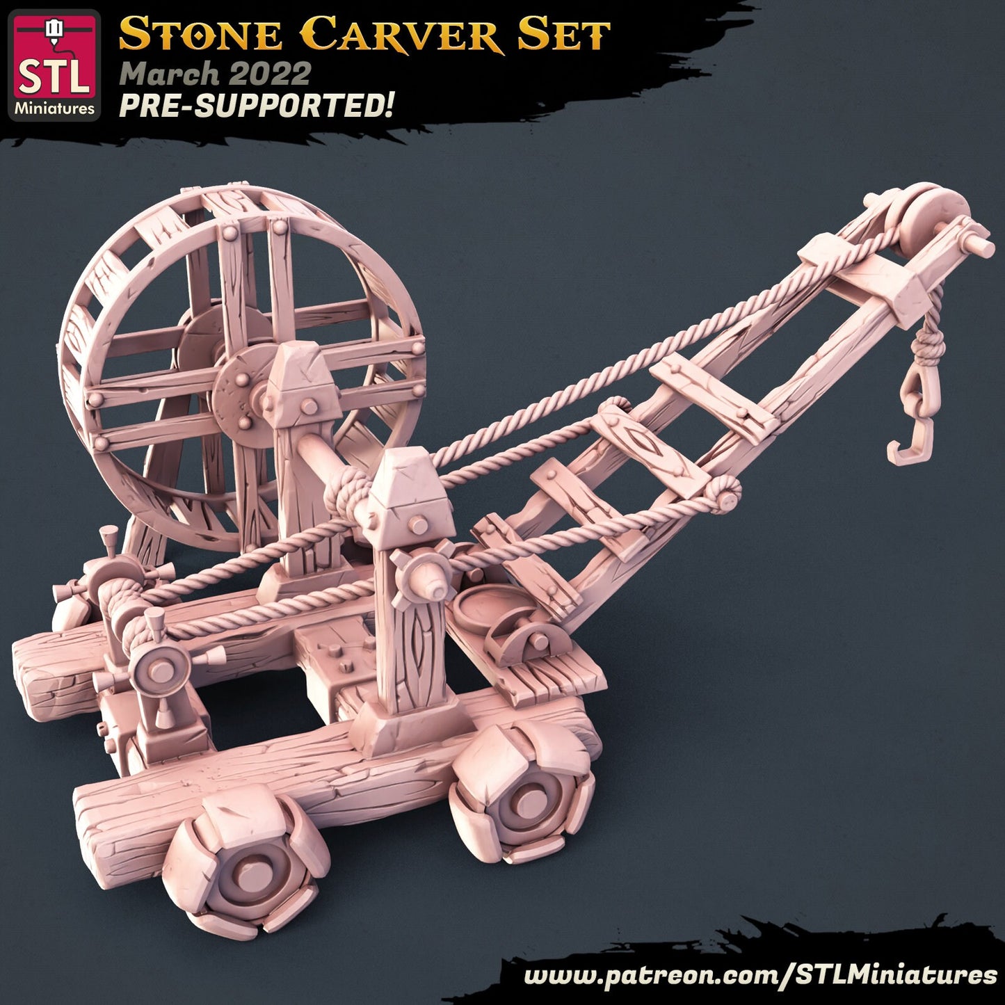 Stone Carver Set by STL Miniatures