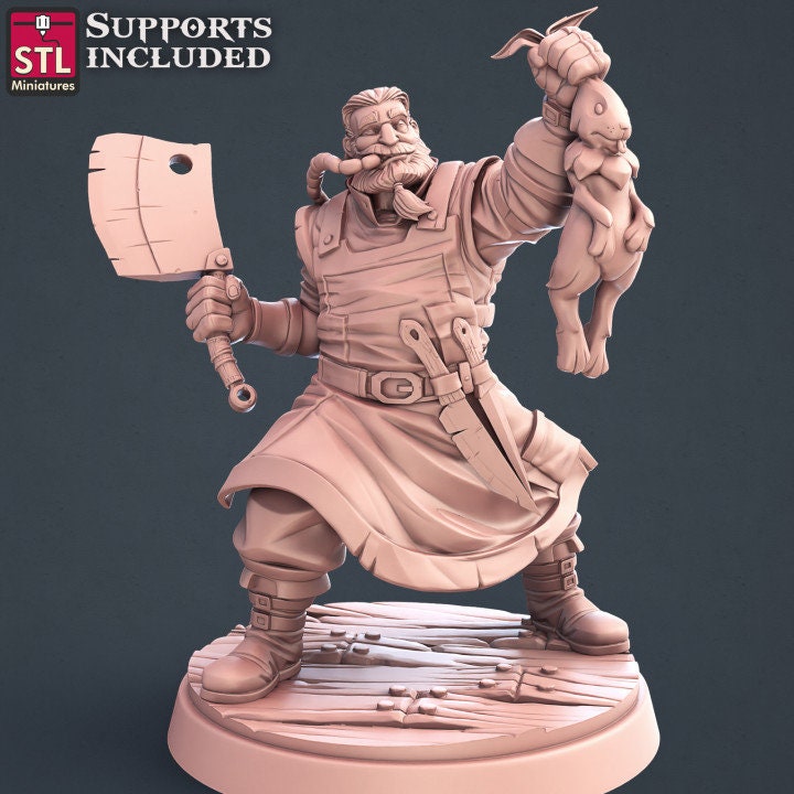 Butcher Set by STL Miniatures