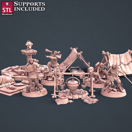 Explorers Set by STL Miniatures