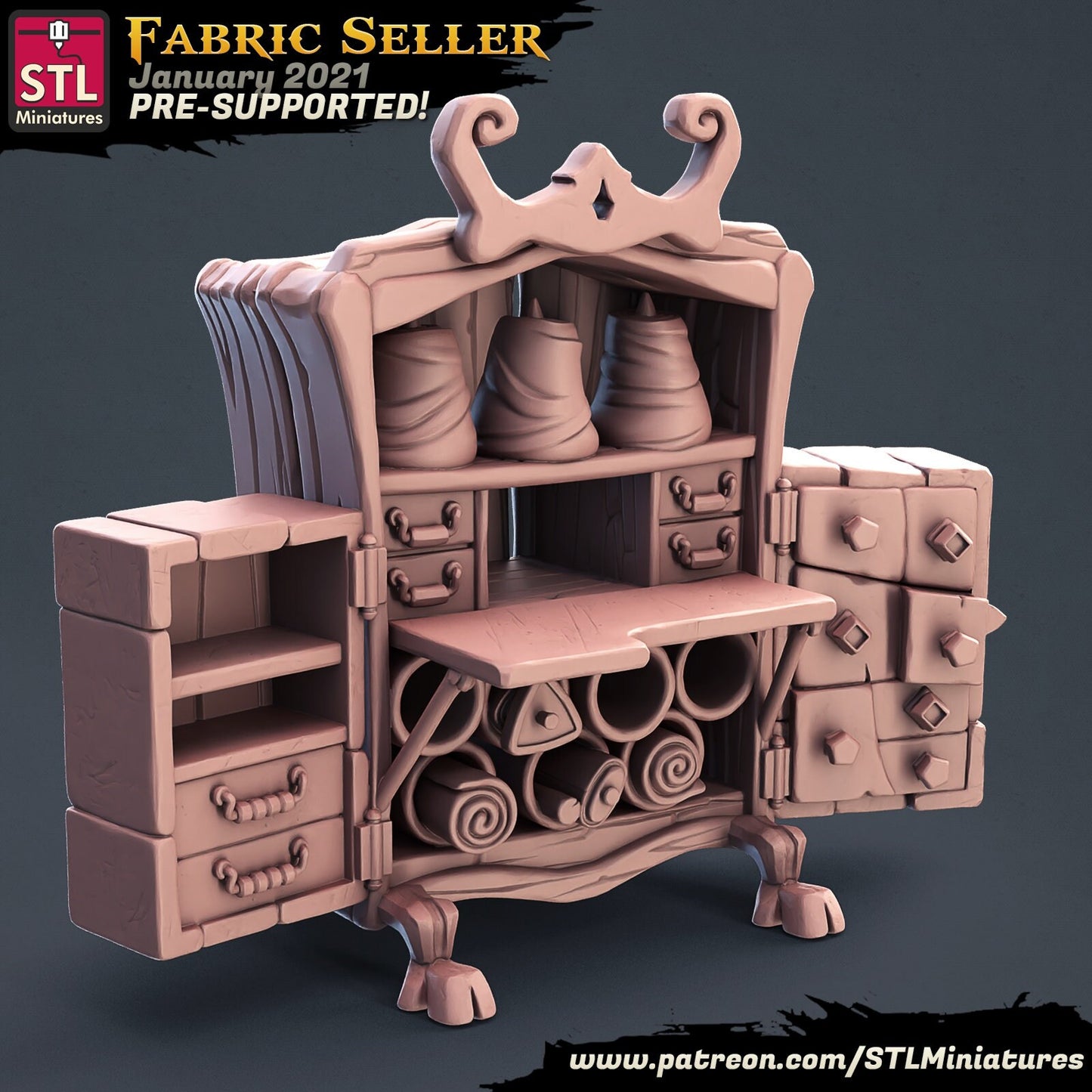 Fabric Seller by STL Miniatures