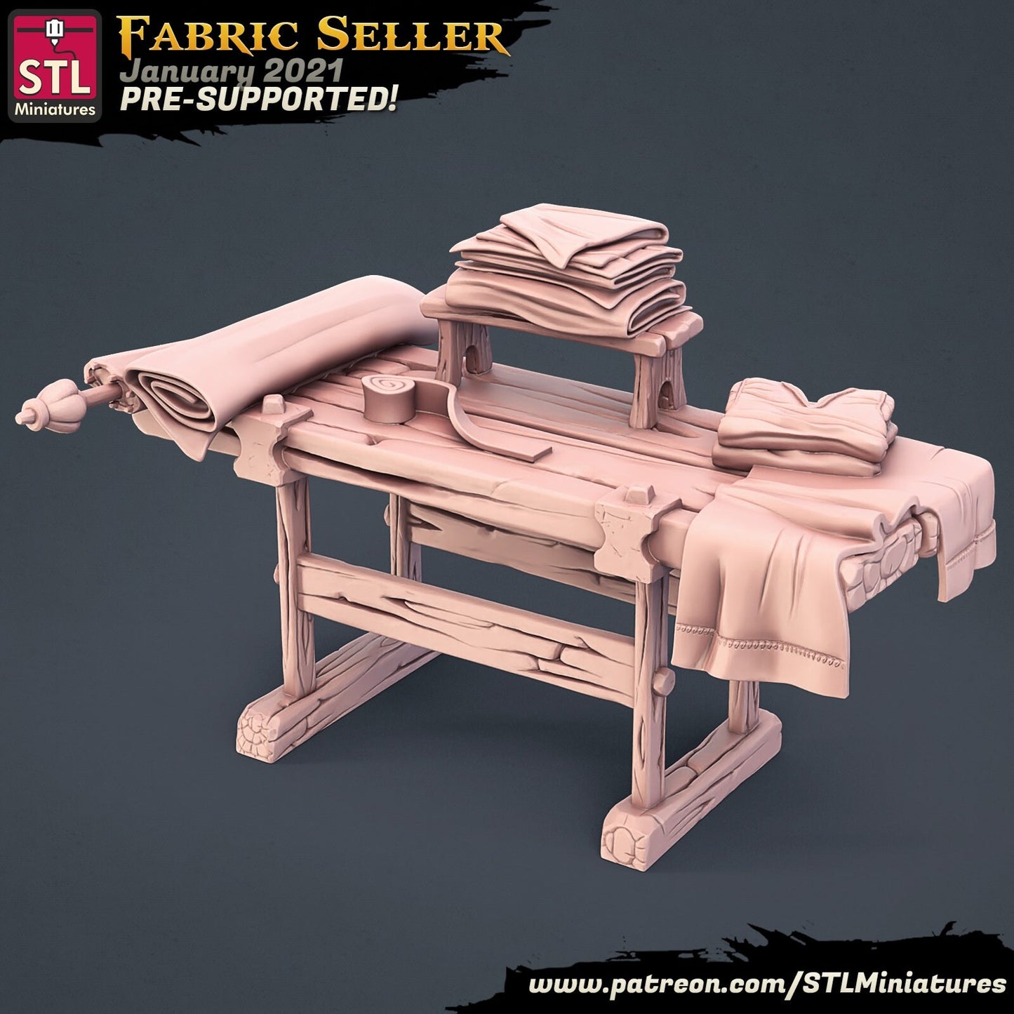 Fabric Seller by STL Miniatures