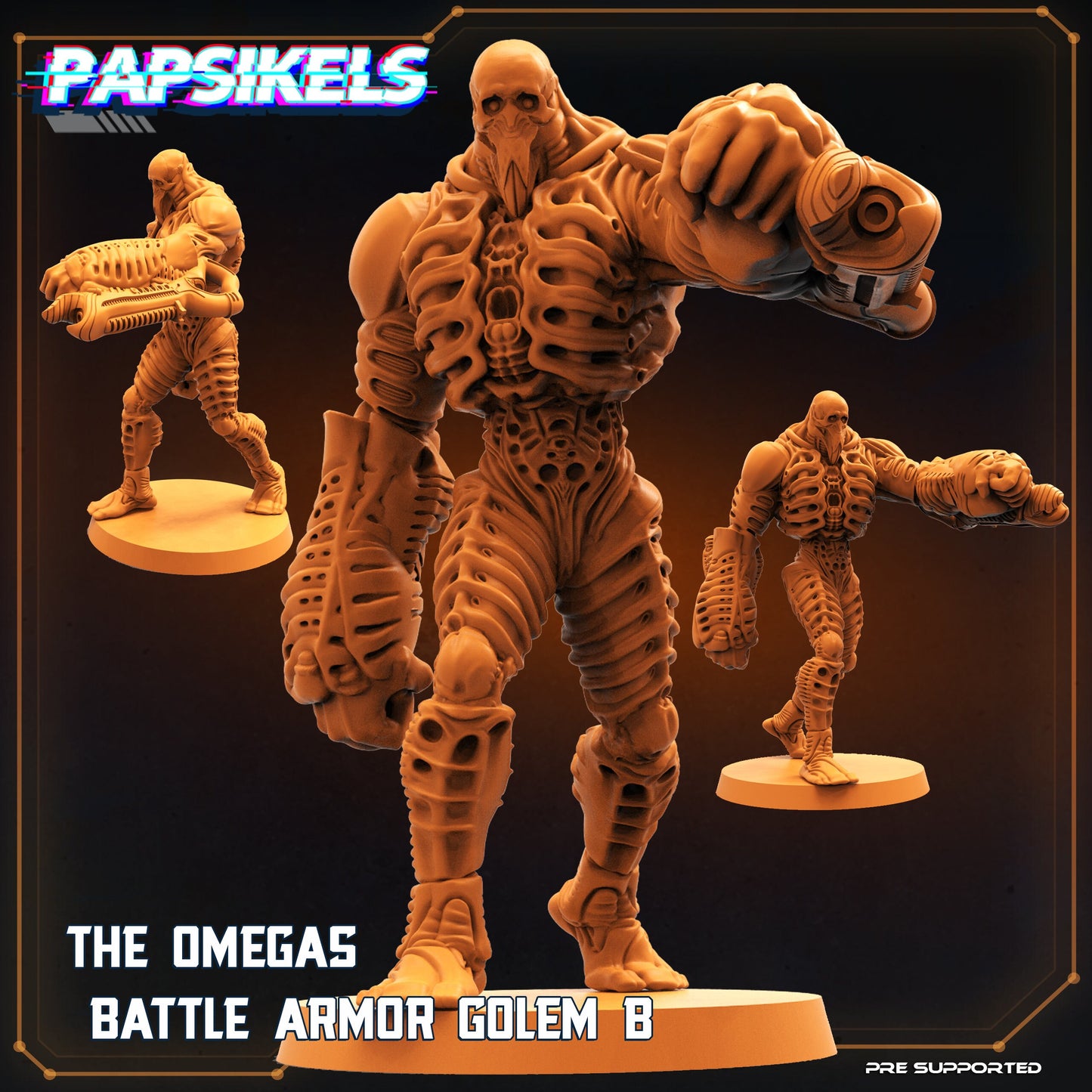 Omegas Battle Armor Golem by Papsikels Miniatures