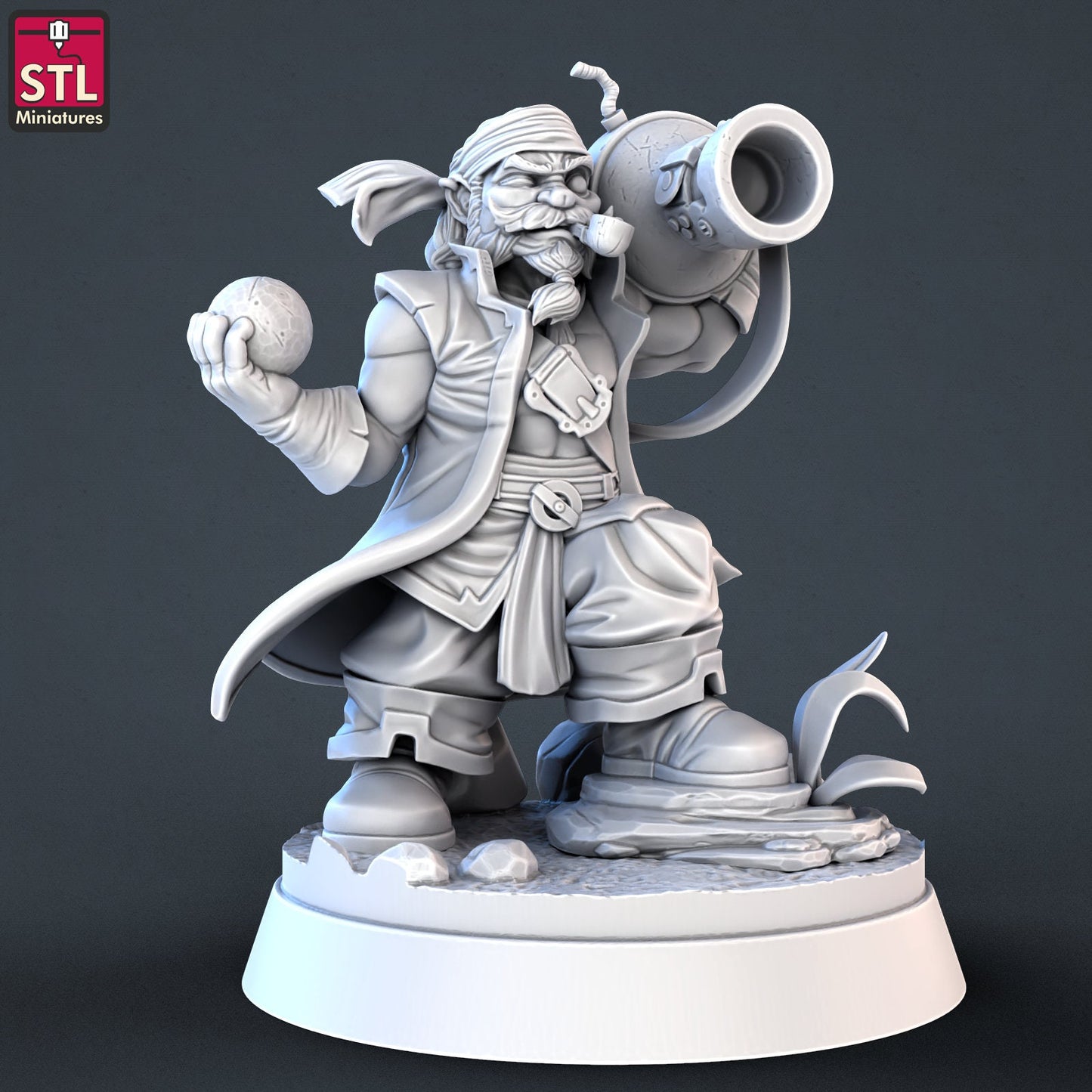 Pirate Set Vol. 1 by STL Miniatures