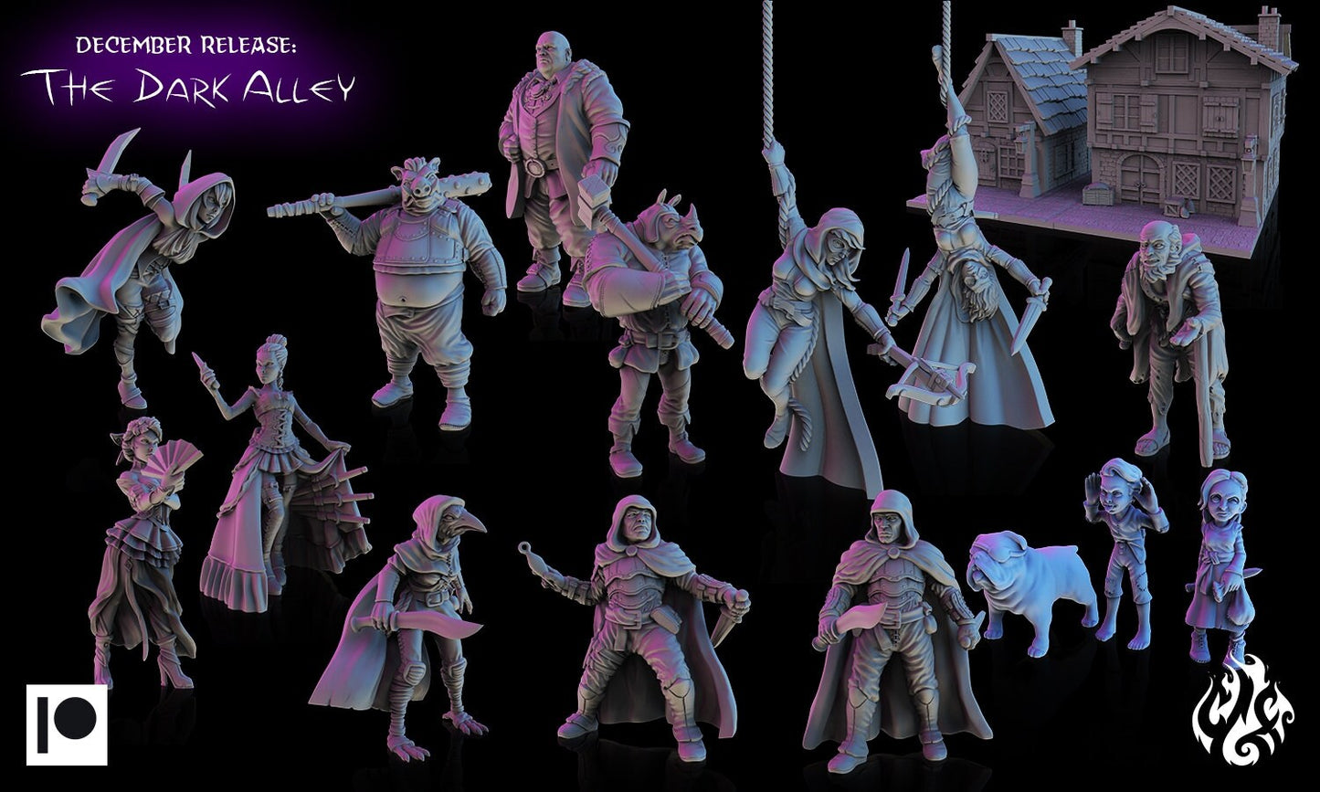 The Dark Alley by Crippled God Foundry Miniatures