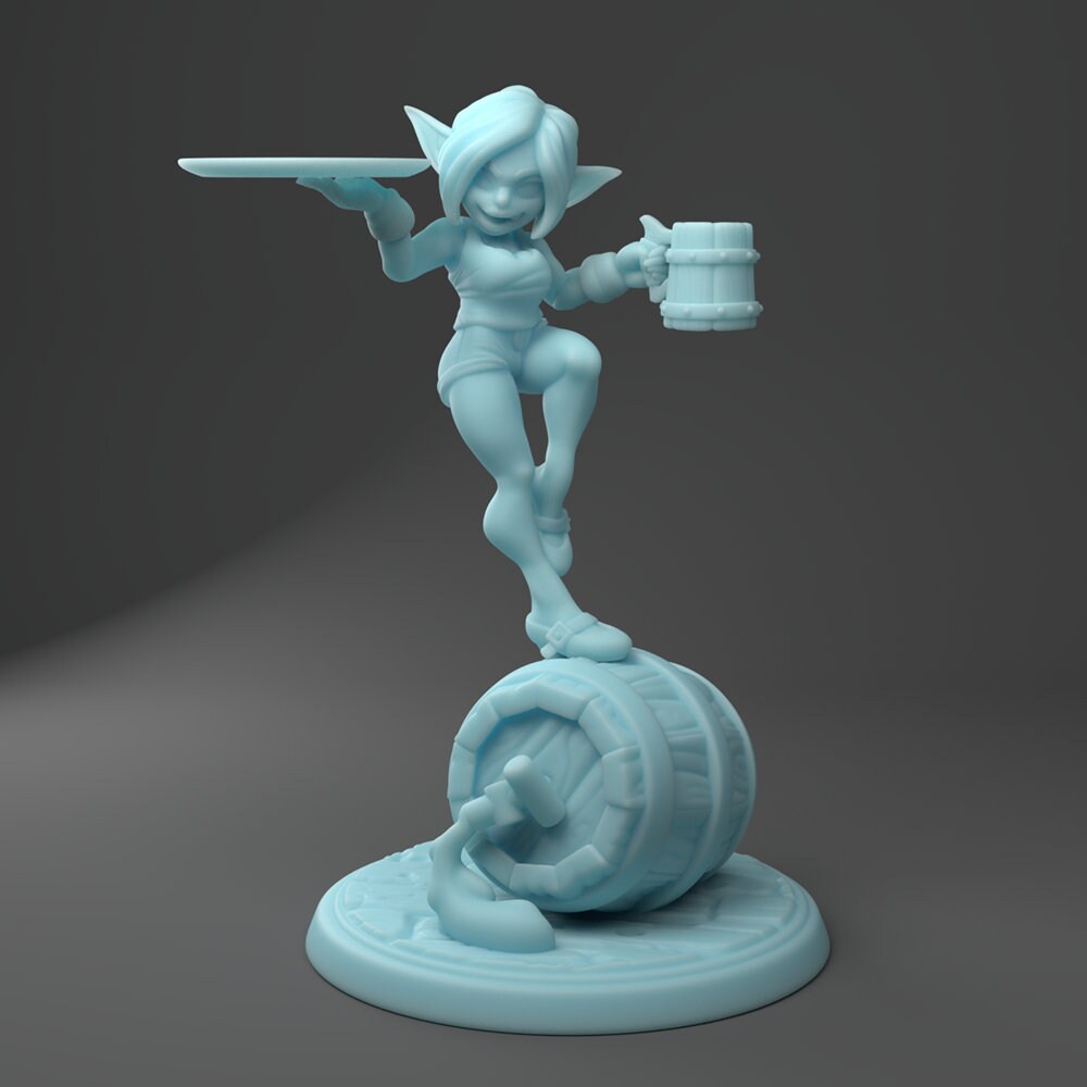 Goblin Barmaid by Twin Goddess Miniatures