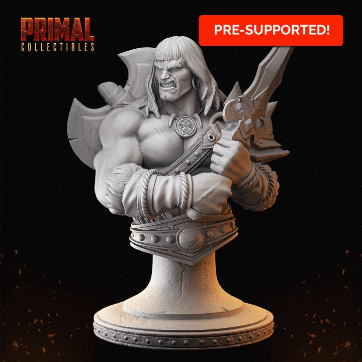 Thurkal Barbarian by Primal Collectibles Miniatures Heroquest RPG