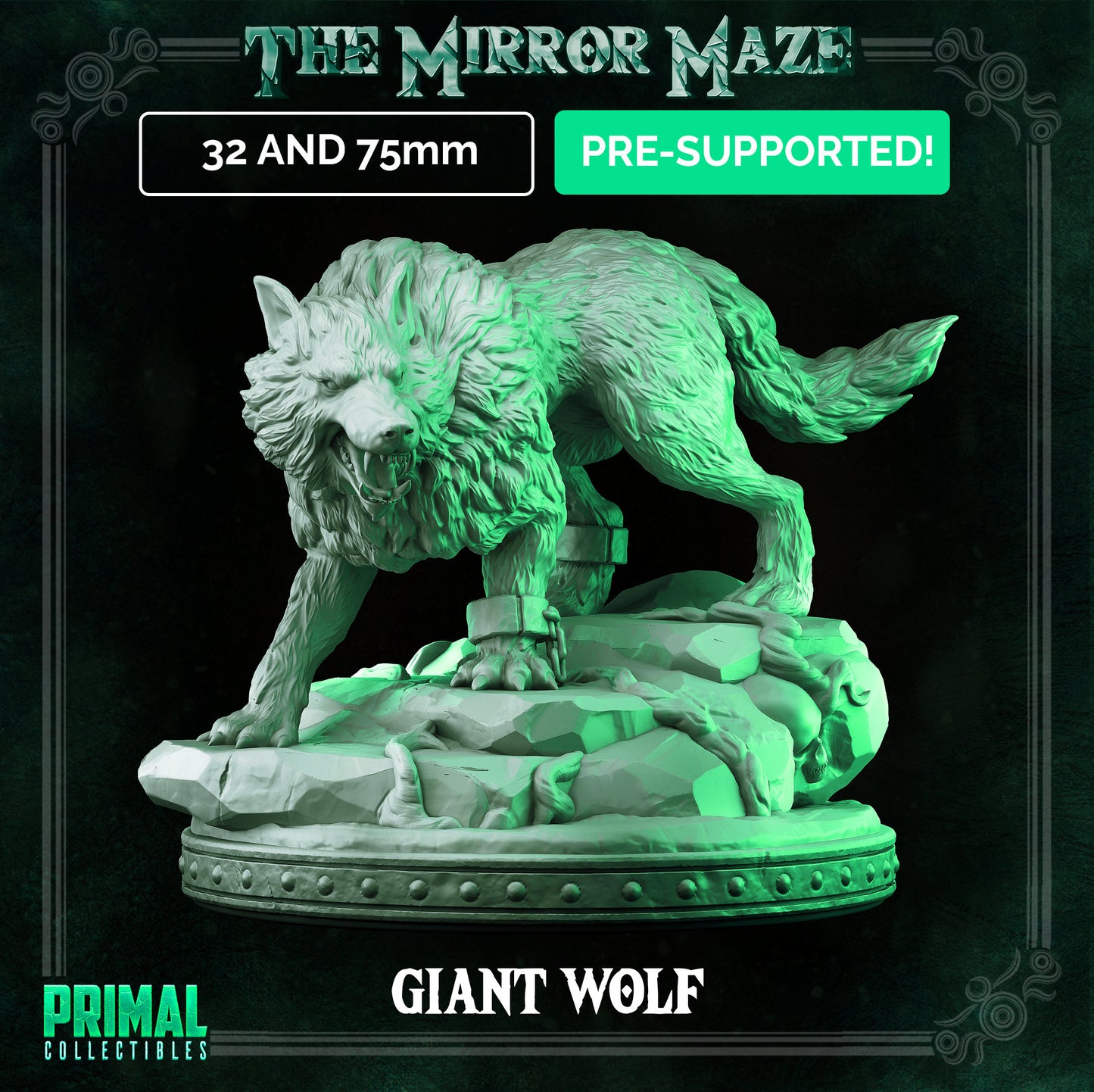 Giant Wolf by Primal Collectibles Miniatures