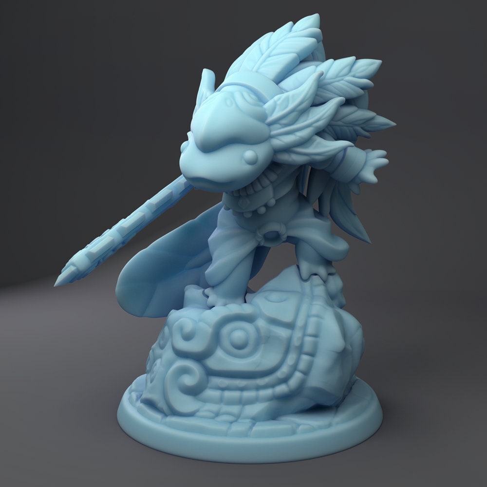 Aztec Axoloti by Twin Goddess Miniatures