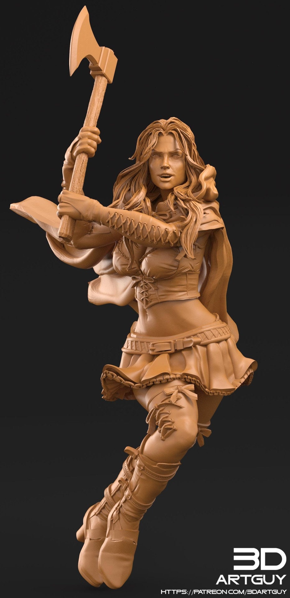 Red Riding Hood by 3DArtGuy Miniatures