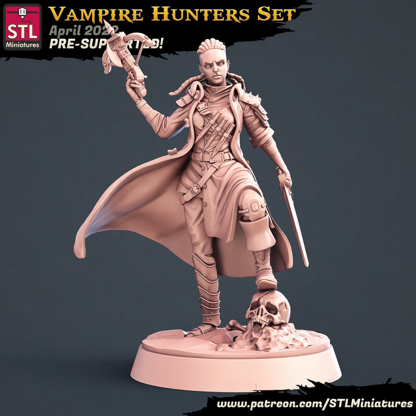 Vampire Hunters Set by STL Miniatures