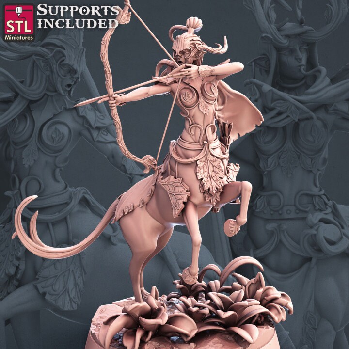 Elf Centaur Set by STL Miniatures