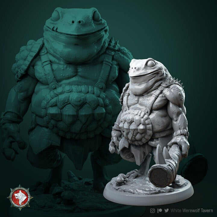 Froggls from "Circle of Druids" by White Werewolf Tavern Miniatures