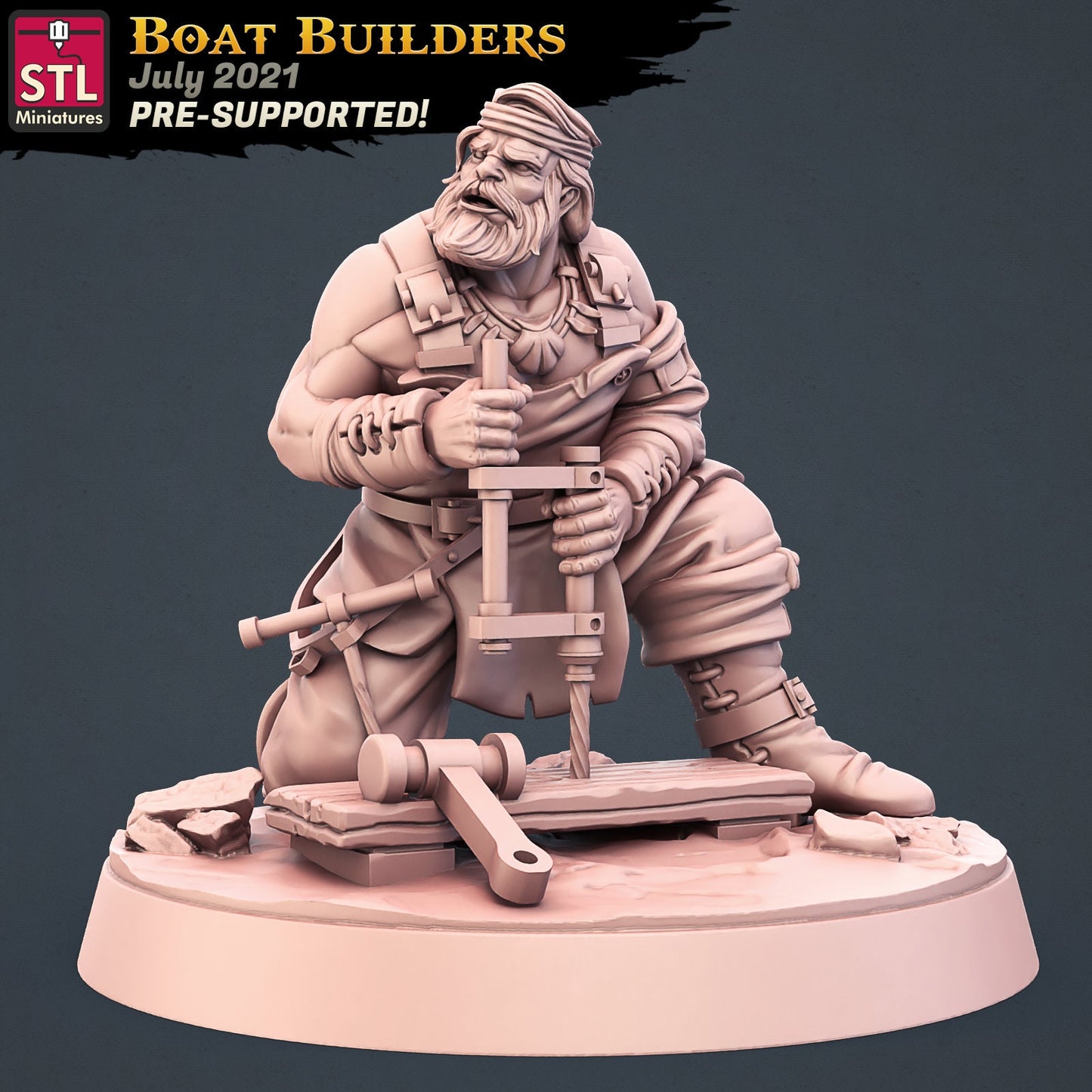 Boat Builders Set by STL Miniatures