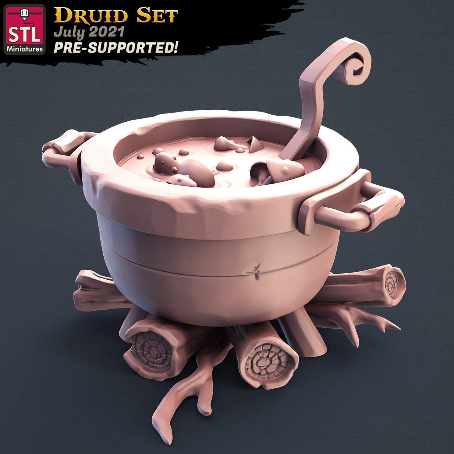 Druid Set by STL Miniatures