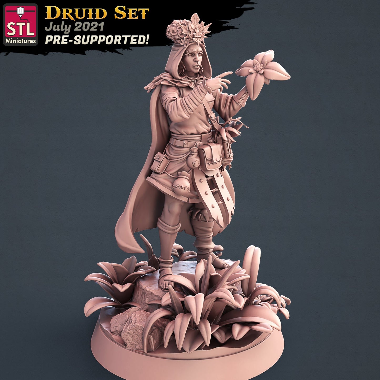 Druid Set by STL Miniatures