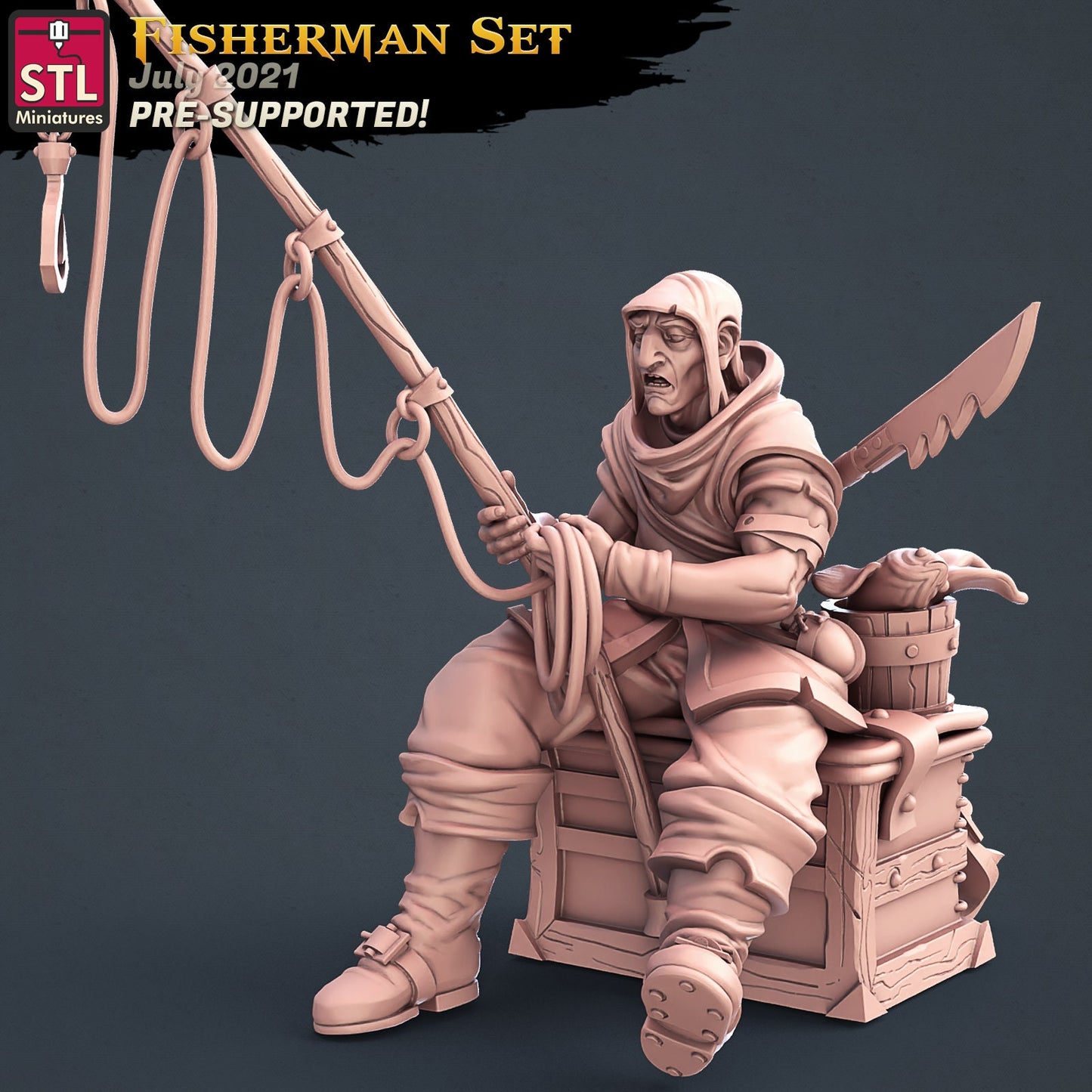 Fishermen Set by STL Miniatures